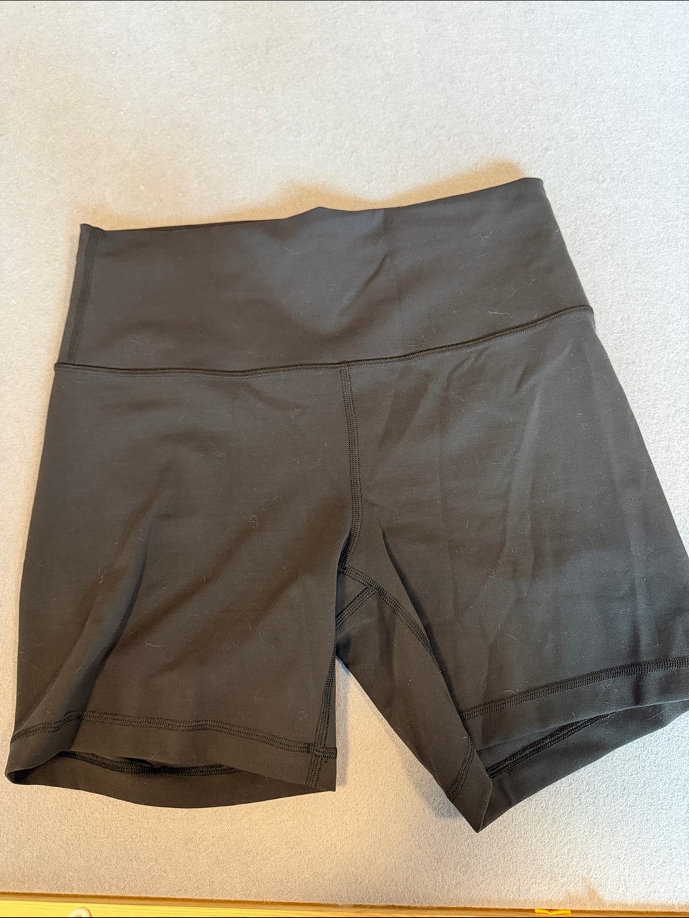lululemon athletica Black High-Rise Bike Shorts